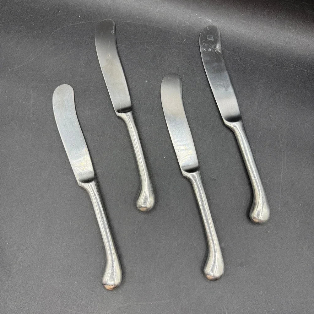 Dansk‎ Kobenhavn Set of 4 Dinner Knives Stainless Flatware Replacements MCM